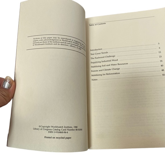 Worldwatch Paper Lot Vintage 80s Ecology Energy Global Warming Environment - Picture 5 of 5